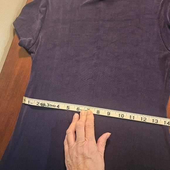 MODA Int'l Navy Blue Jersey Dress - Picture 3 of 6